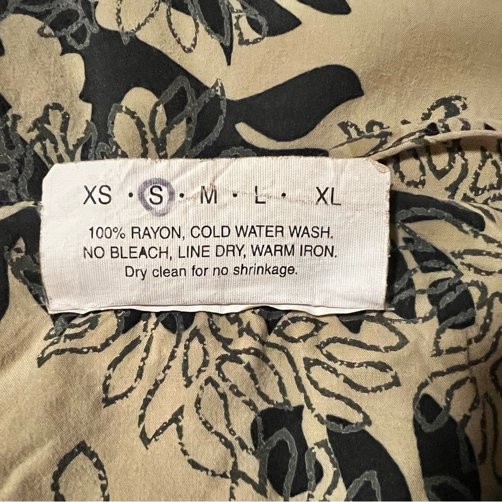 COPY - Manuhealii Black and Tan Slip Dress Spaghetti Strap Resort Wear - Picture 8 of 13